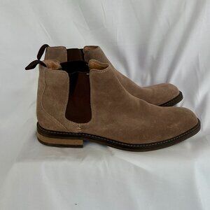 VIONIC MENS PULL ON BOOTS KINGSLEY SUEDE SZ 10.5